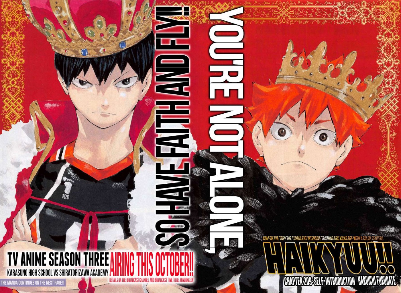 Haikyuu!! chapter 209 page 4