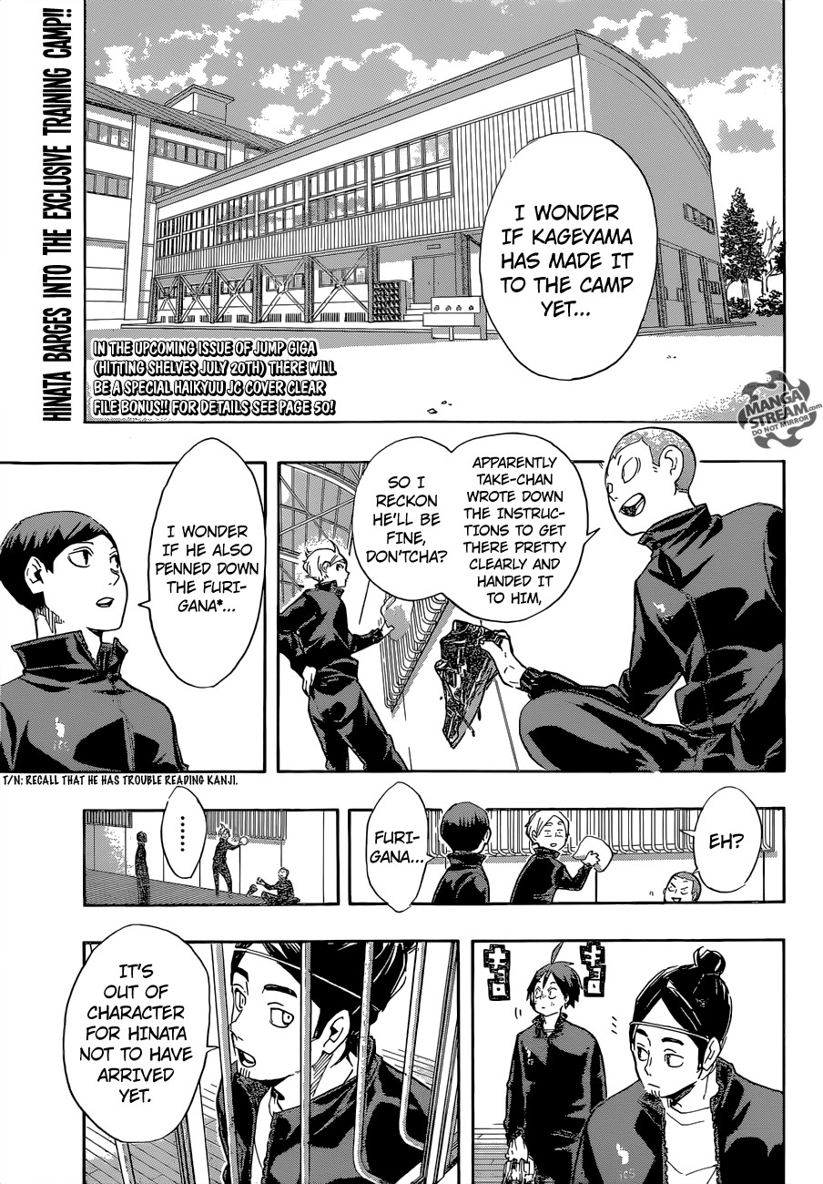 Haikyuu!! chapter 209 page 5