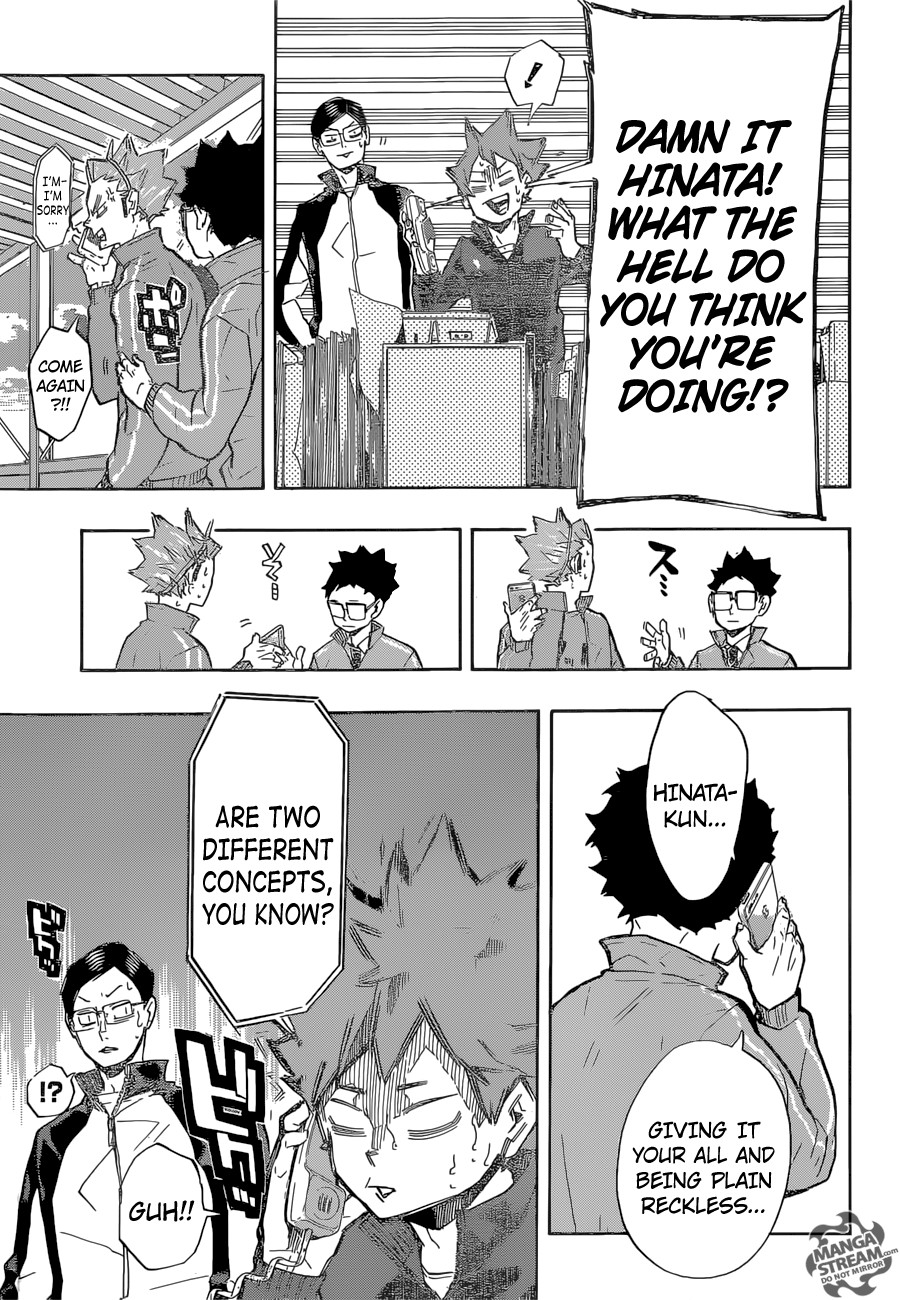 Haikyuu!! chapter 209 page 9