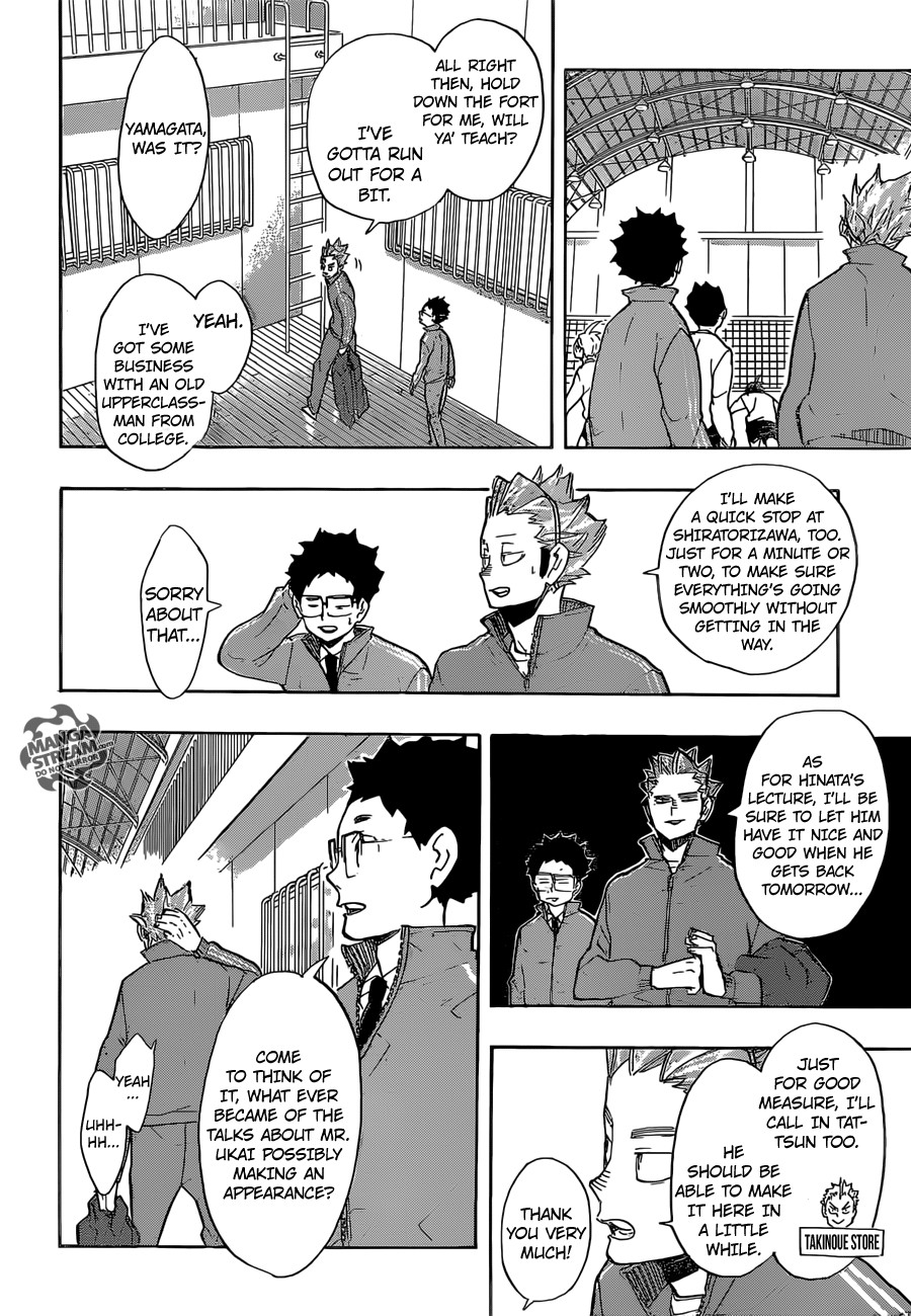 Haikyuu!! chapter 210 page 3