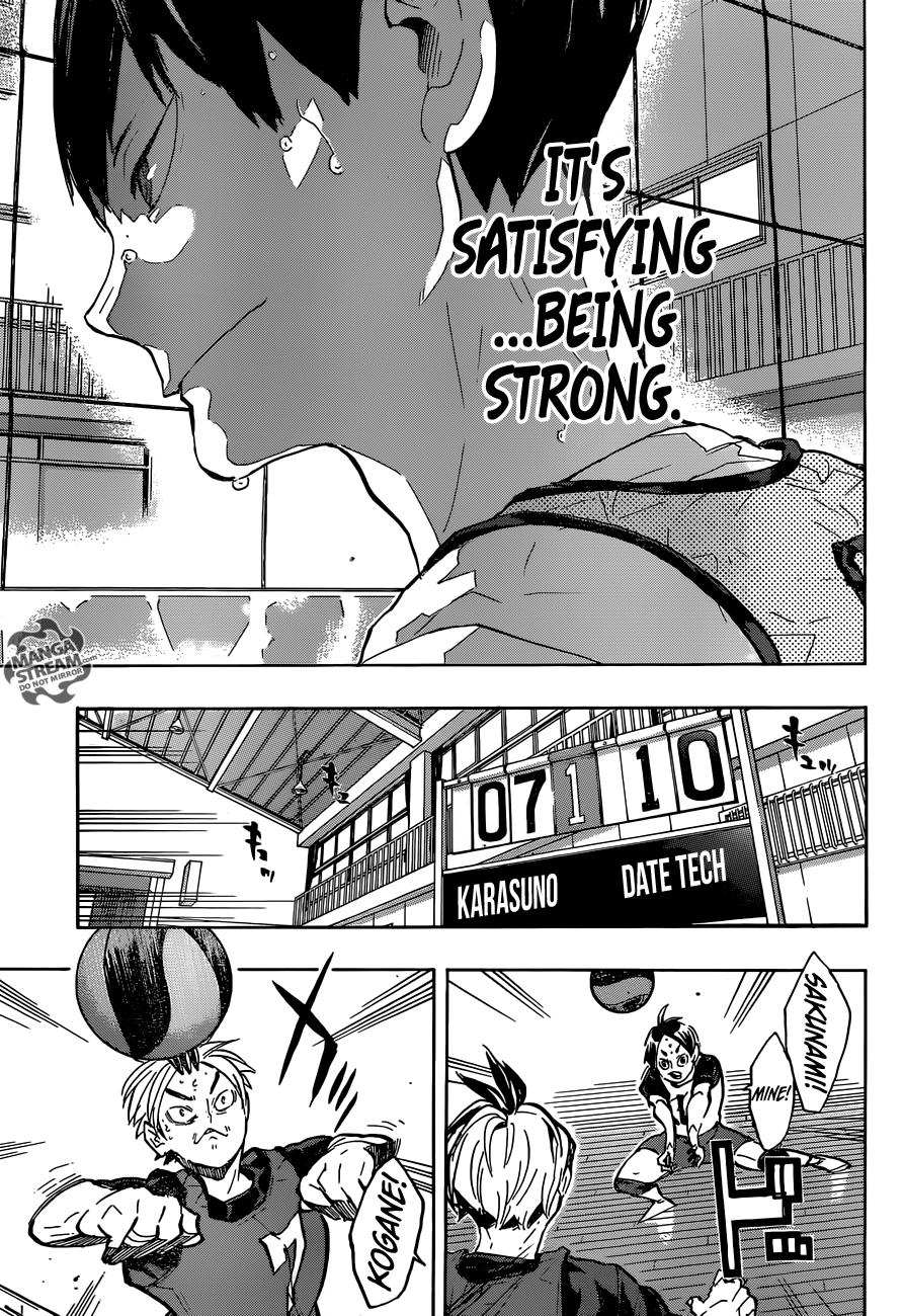 Haikyuu!! chapter 222 page 15