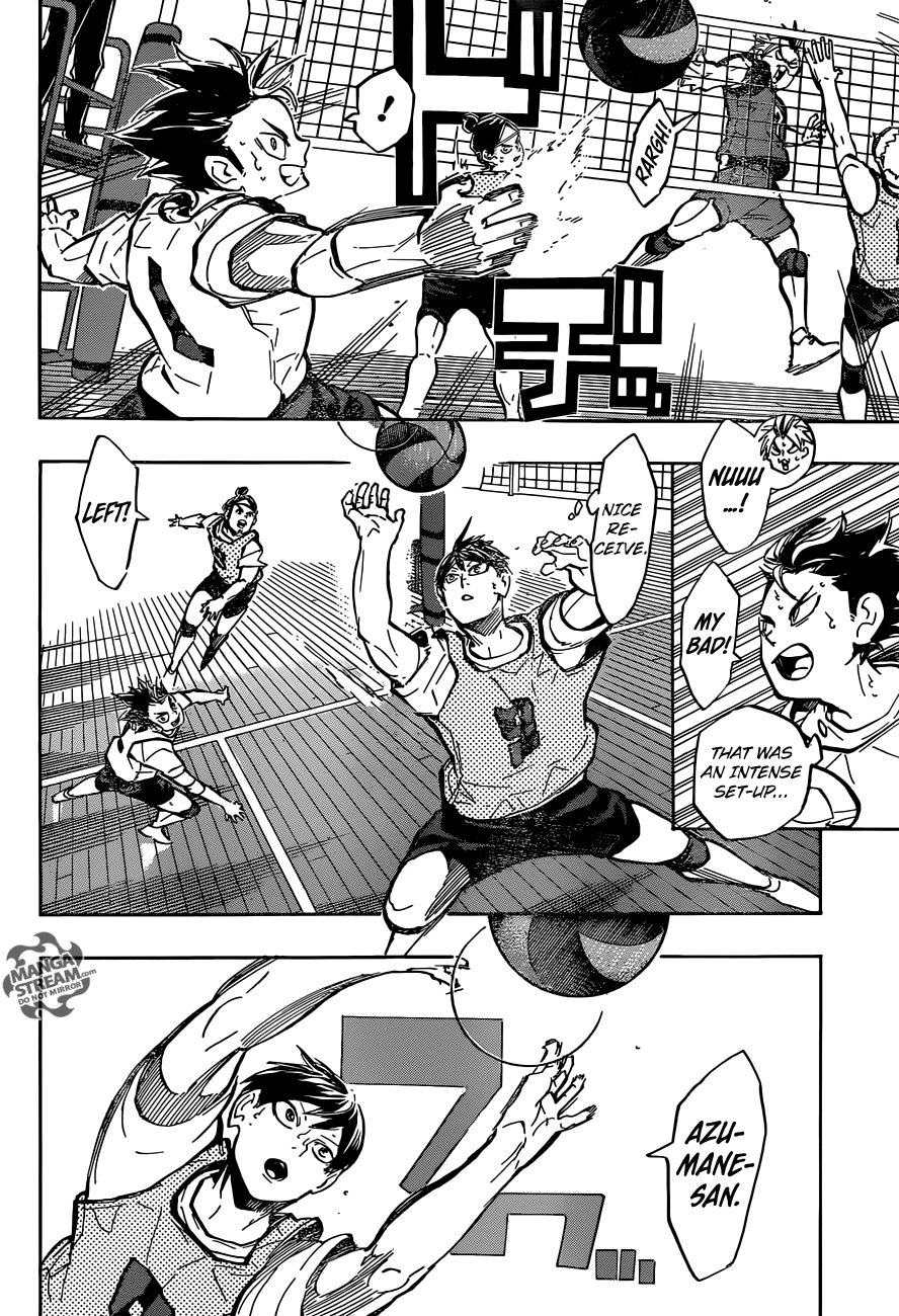 Haikyuu!! chapter 222 page 16