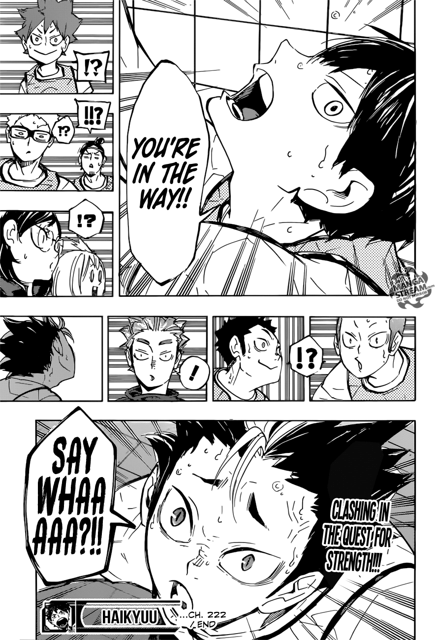 Haikyuu!! chapter 222 page 21