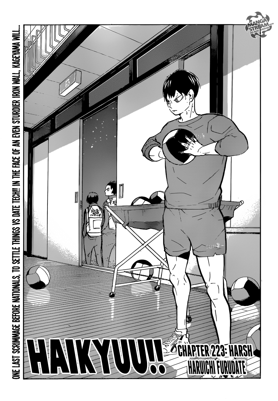 Haikyuu!! chapter 223 page 1