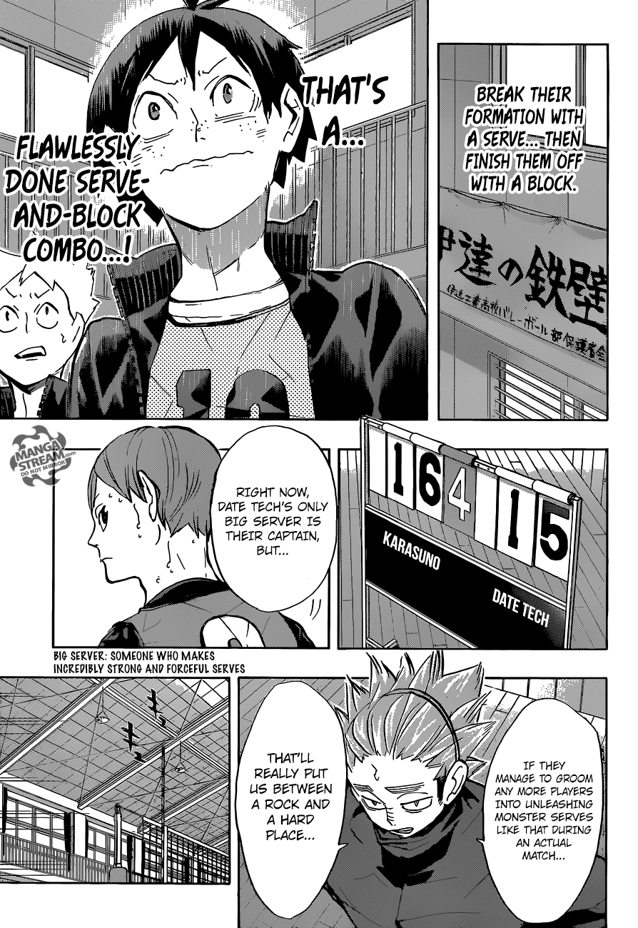 Haikyuu!! chapter 225 page 16