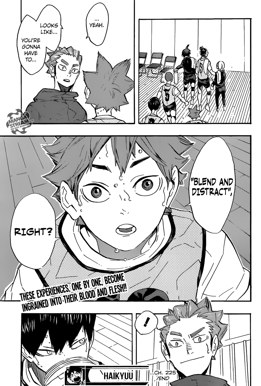 Haikyuu!! chapter 225 page 22