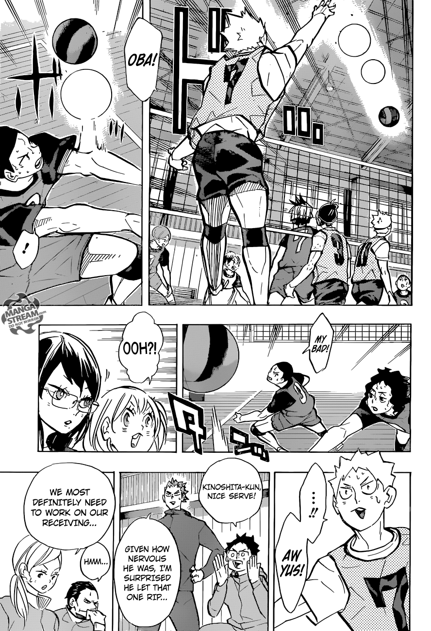 Haikyuu!! chapter 227 page 8