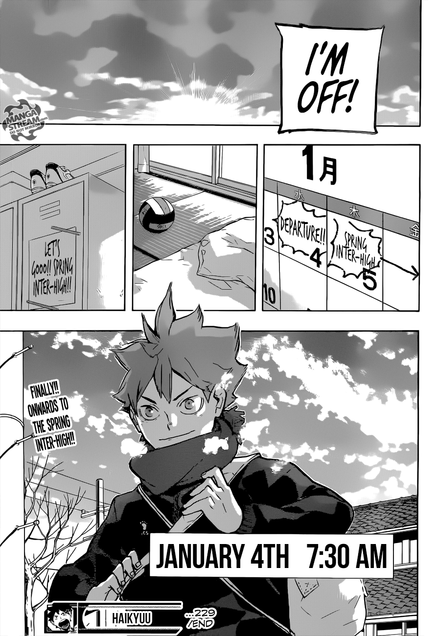 Haikyuu!! chapter 229 page 20