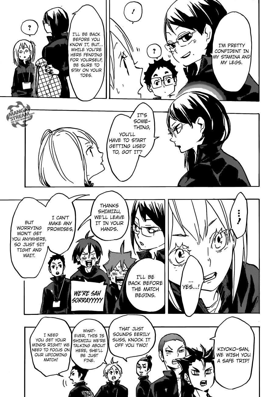 Haikyuu!! chapter 232 page 6