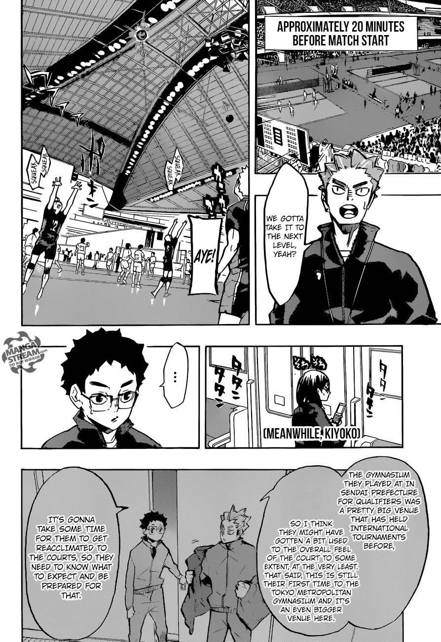 Haikyuu!! chapter 233 page 3
