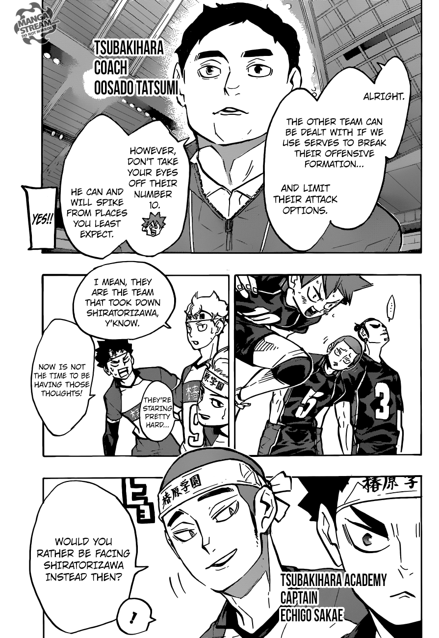 Haikyuu!! chapter 233 page 8