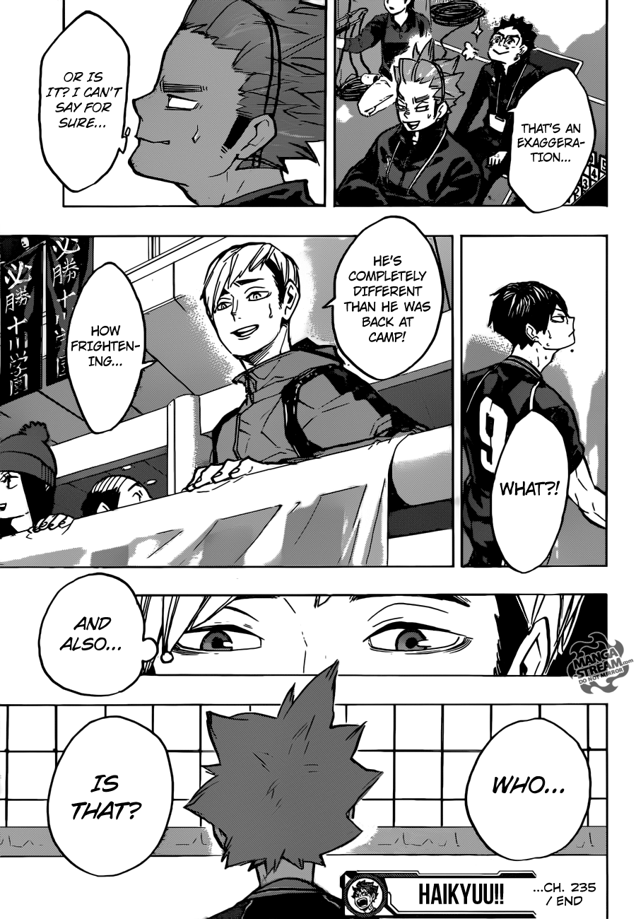Haikyuu!! chapter 235 page 19