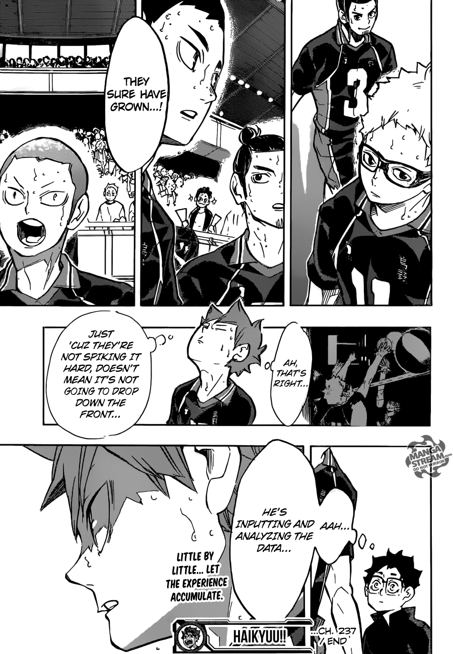 Haikyuu!! chapter 237 page 20