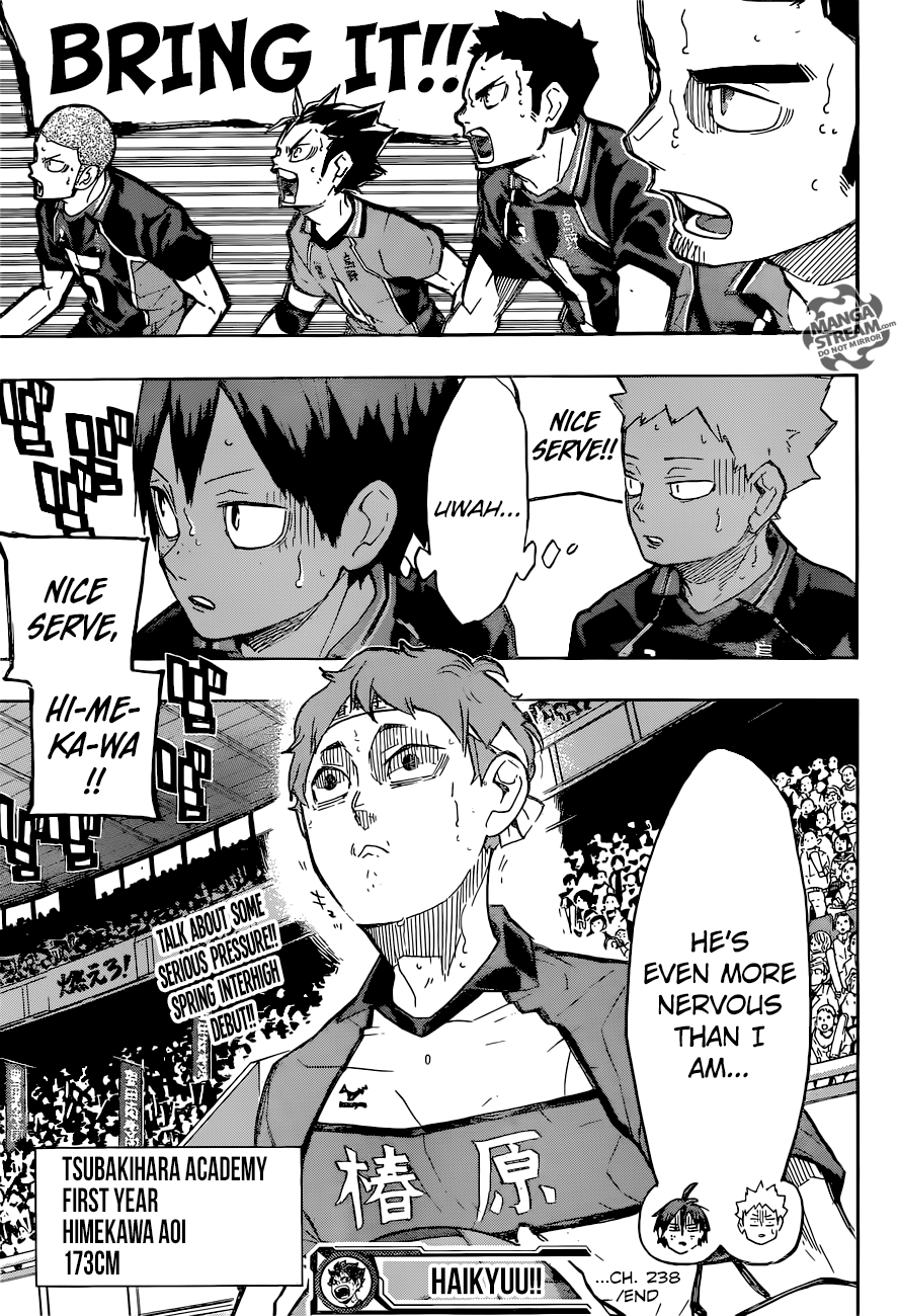 Haikyuu!! chapter 238 page 20