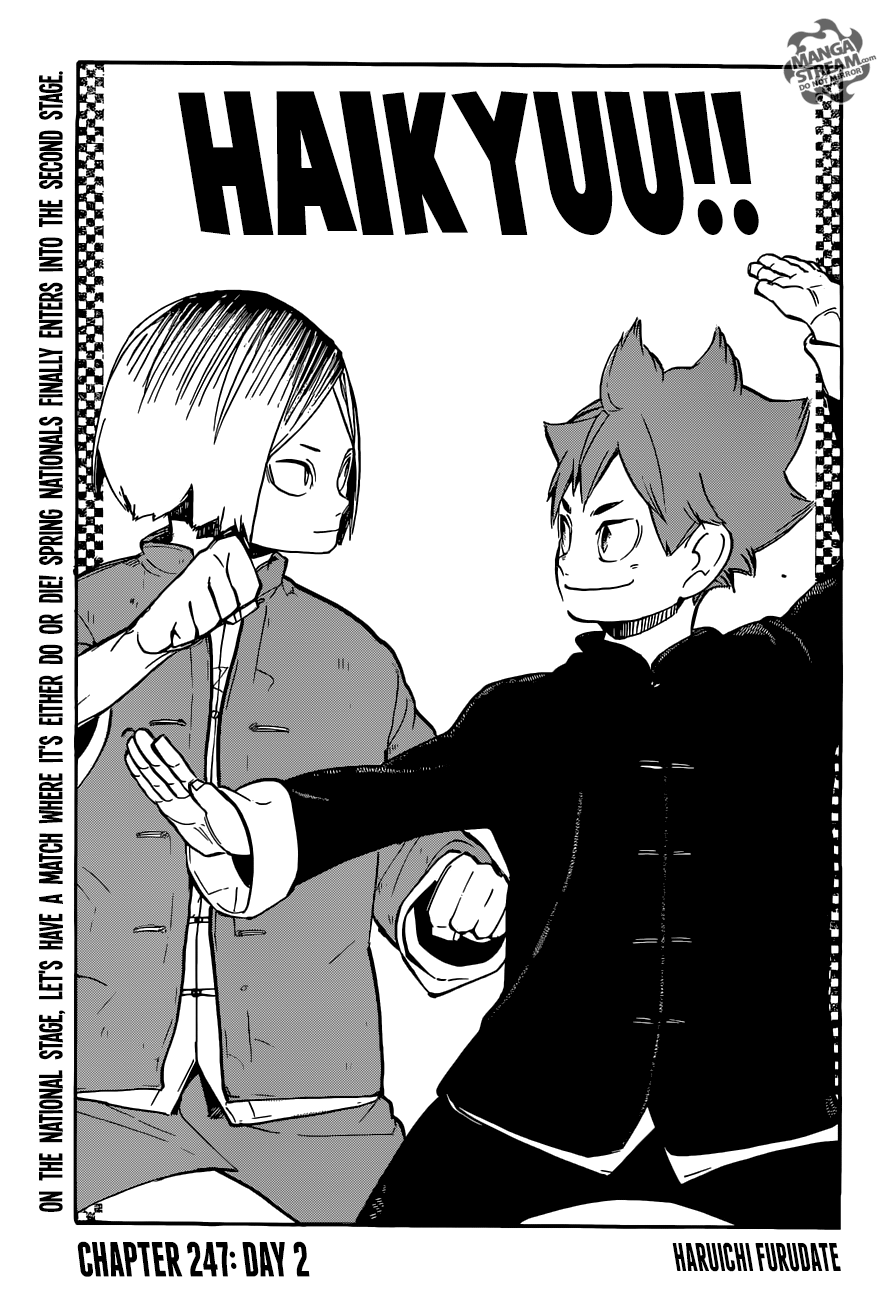 Haikyuu!! chapter 247 page 1