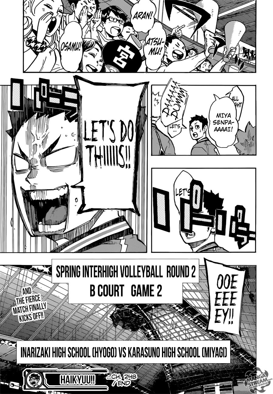 Haikyuu!! chapter 248 page 18