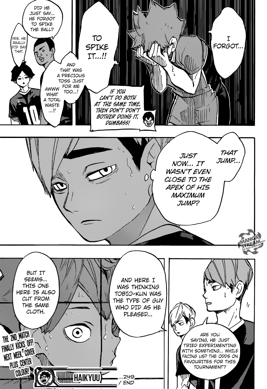 Haikyuu!! chapter 249 page 21