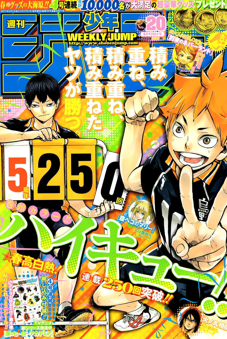 Haikyuu!! chapter 250 page 1
