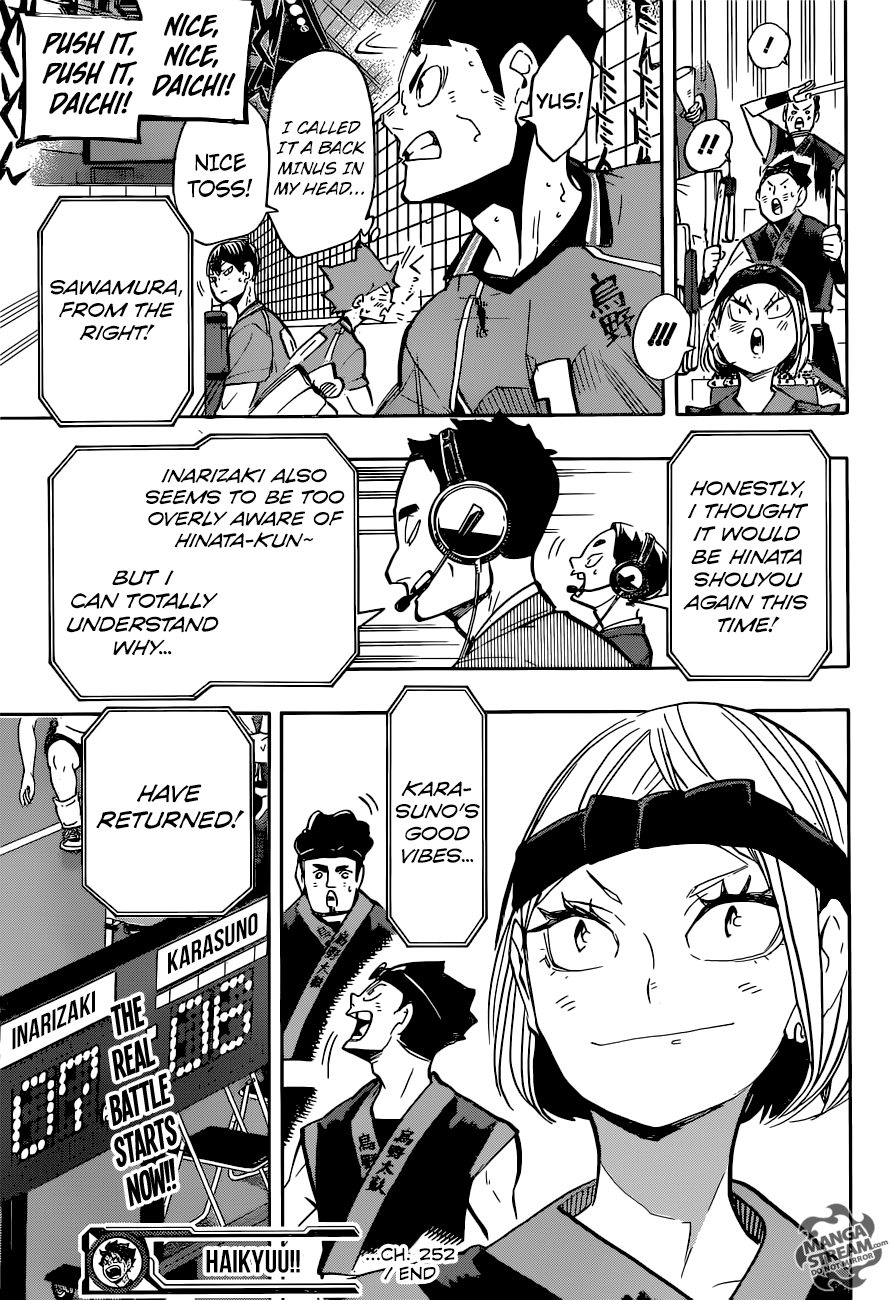 Haikyuu!! chapter 252 page 20