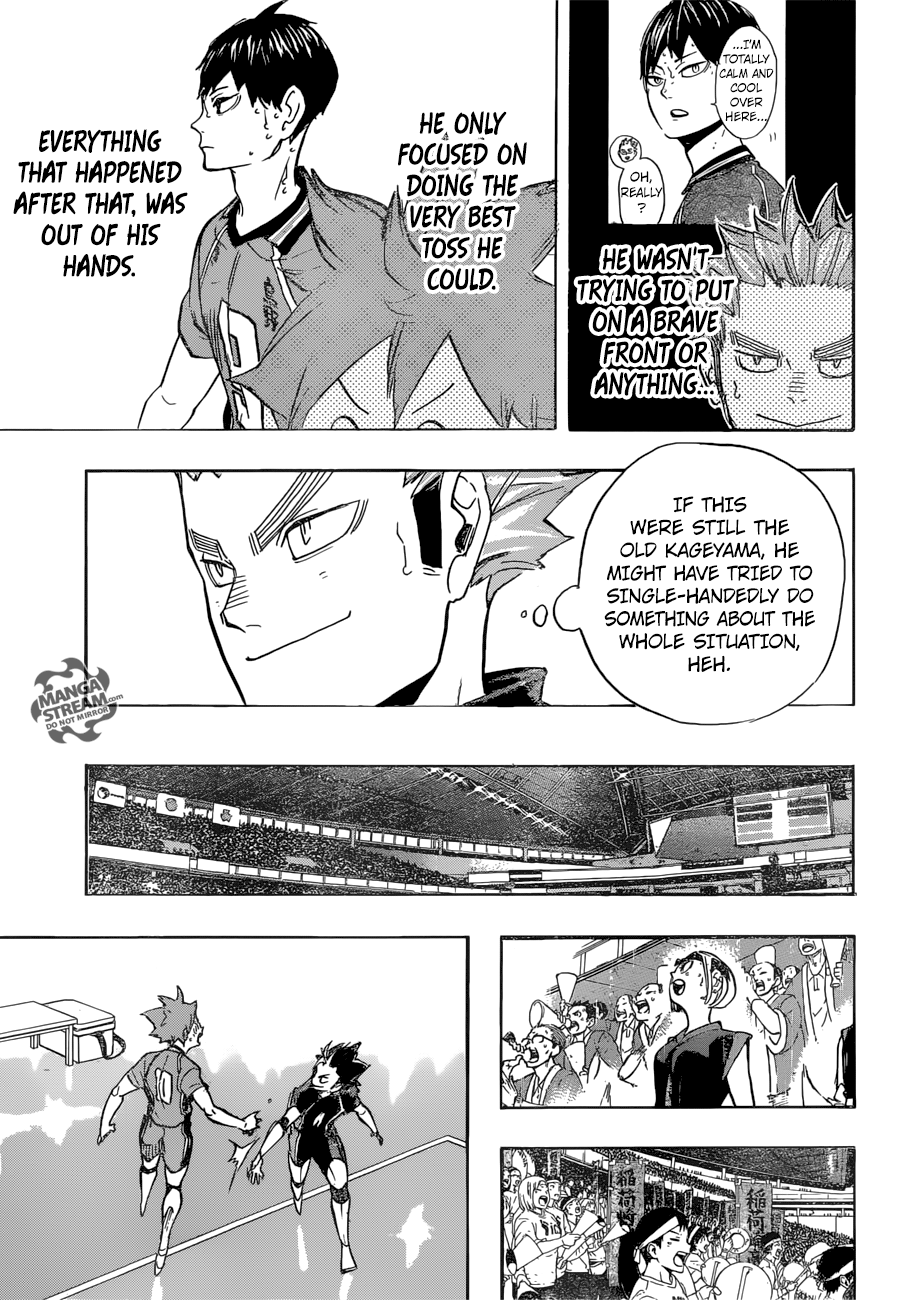 Haikyuu!! chapter 255 page 15