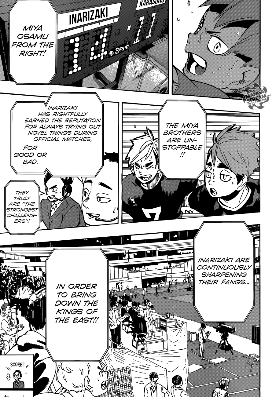 Haikyuu!! chapter 255 page 7