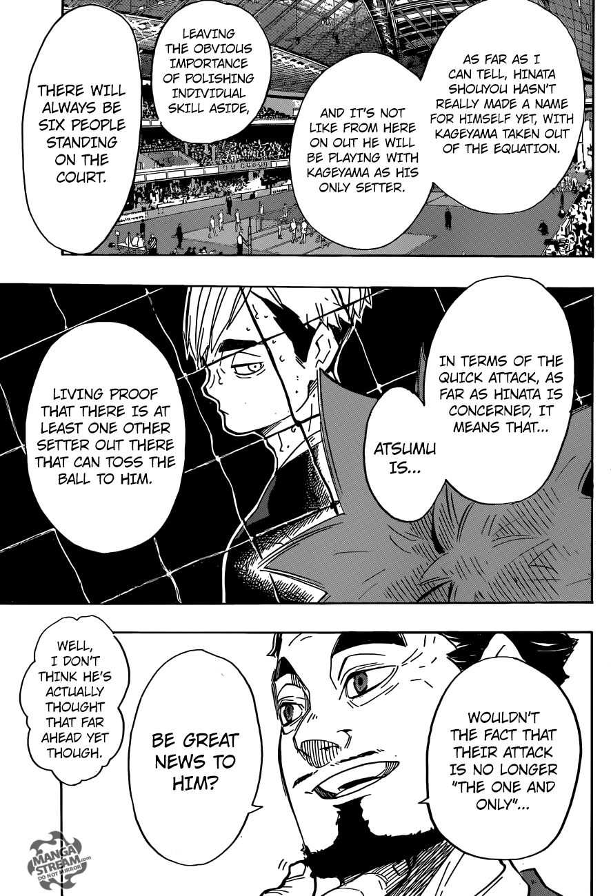 Haikyuu!! chapter 255 page 9