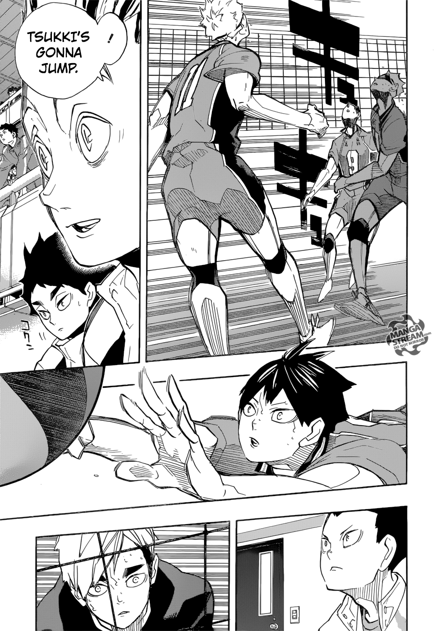 Haikyuu!! chapter 256 page 15