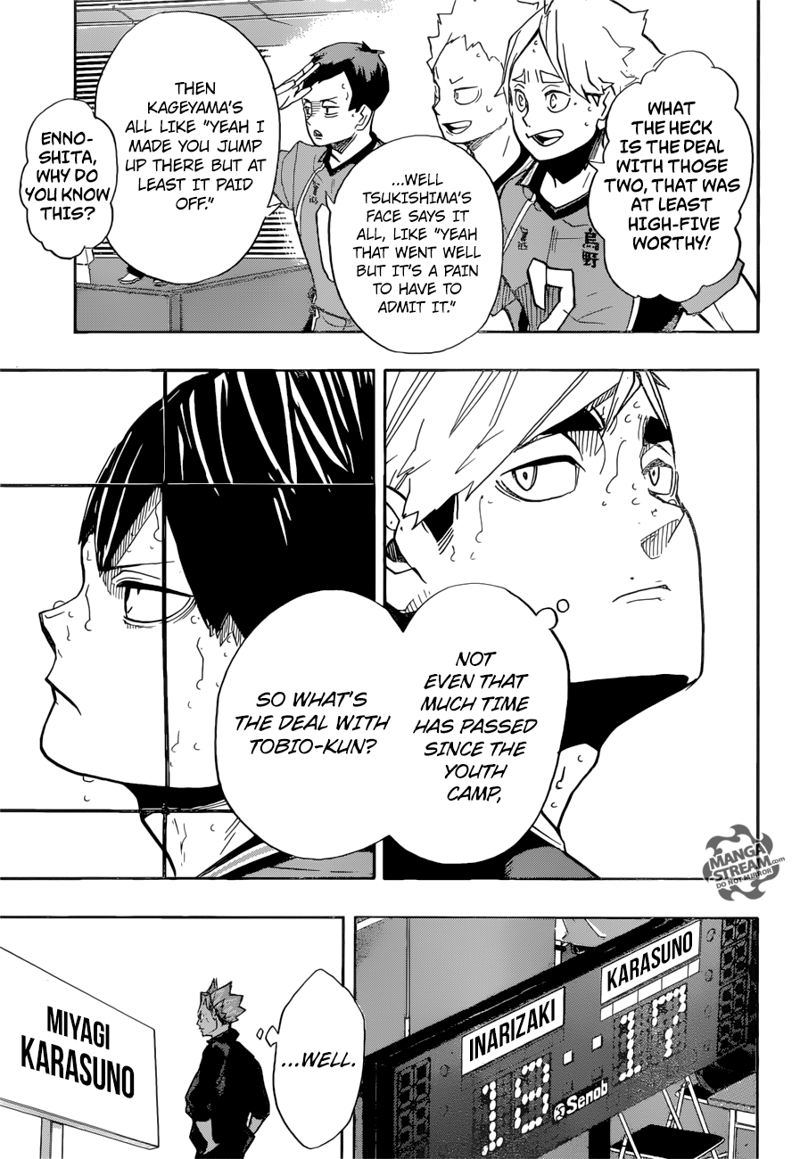 Haikyuu!! chapter 256 page 18