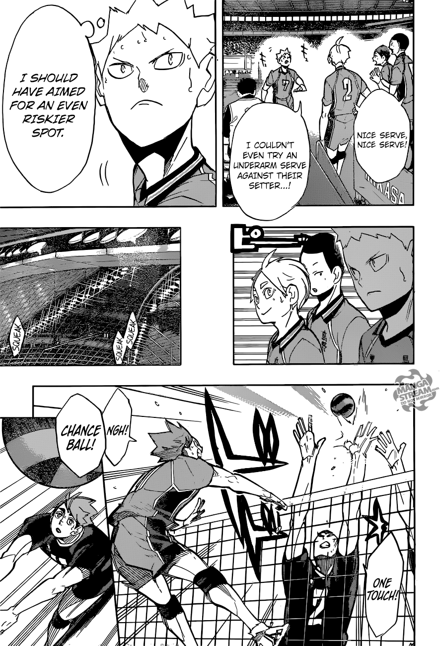 Haikyuu!! chapter 257 page 14