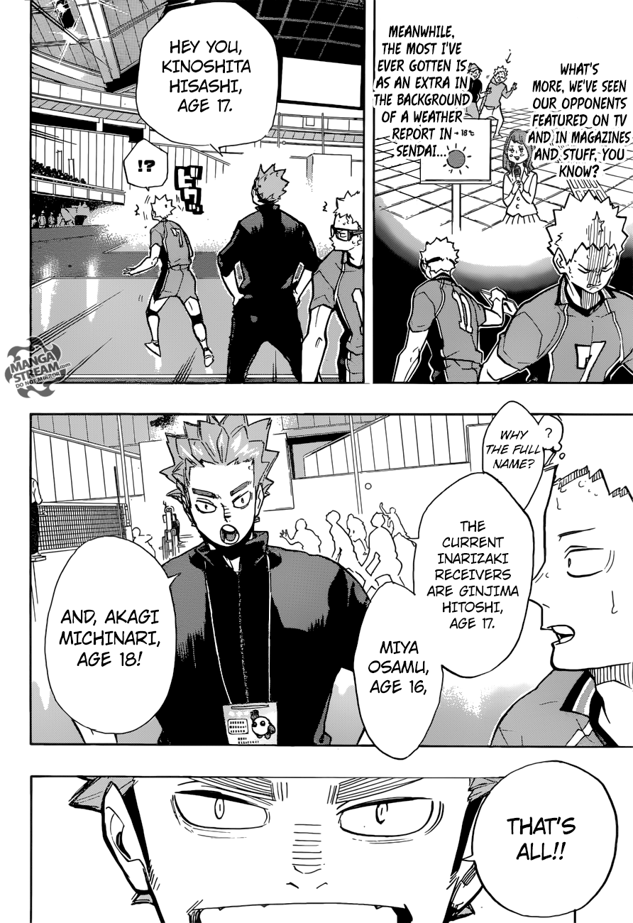 Haikyuu!! chapter 257 page 4