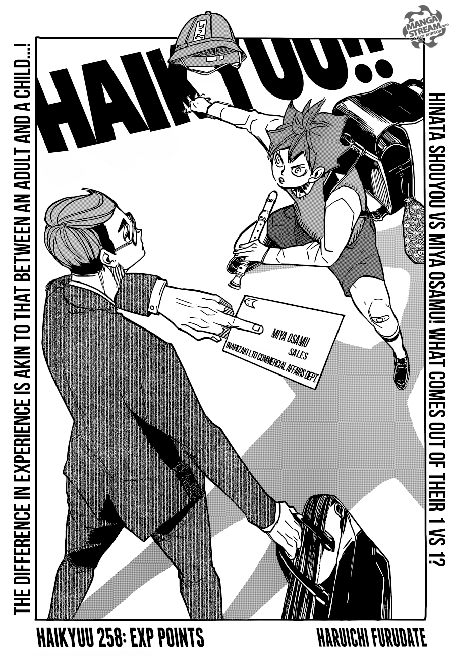 Haikyuu!! chapter 258 page 1