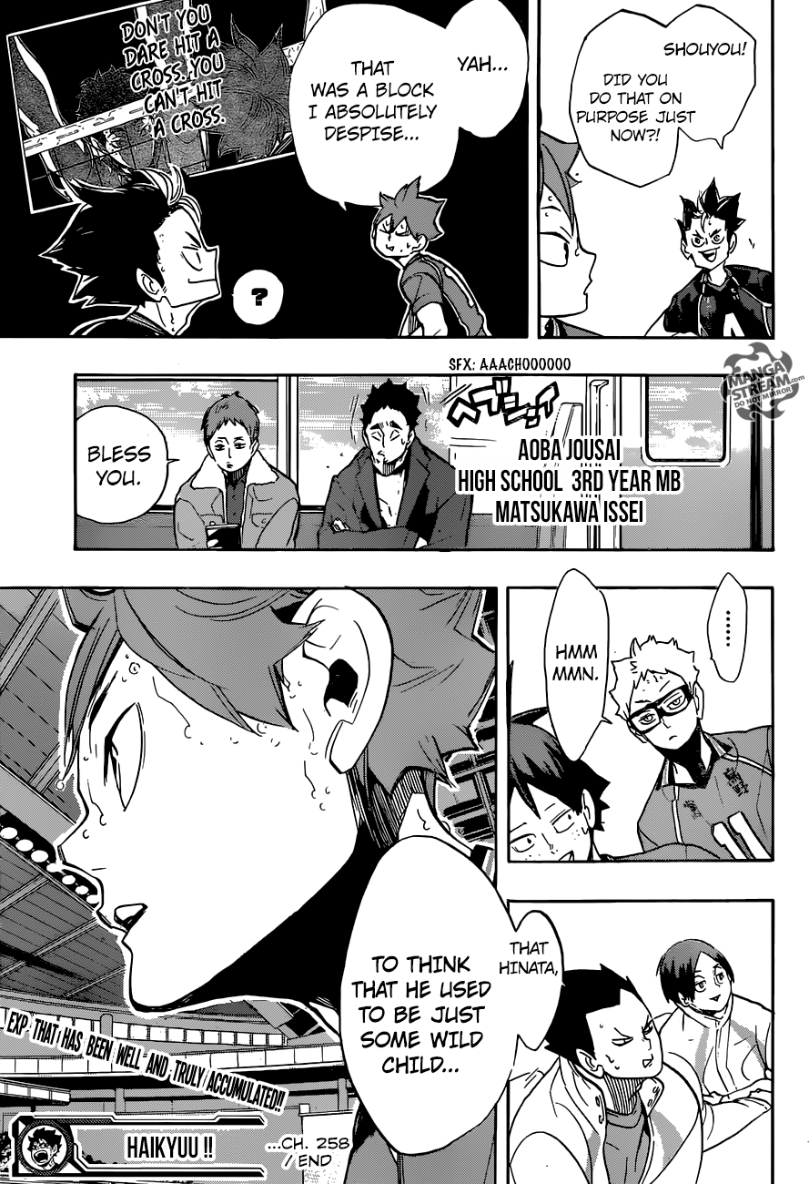 Haikyuu!! chapter 258 page 20