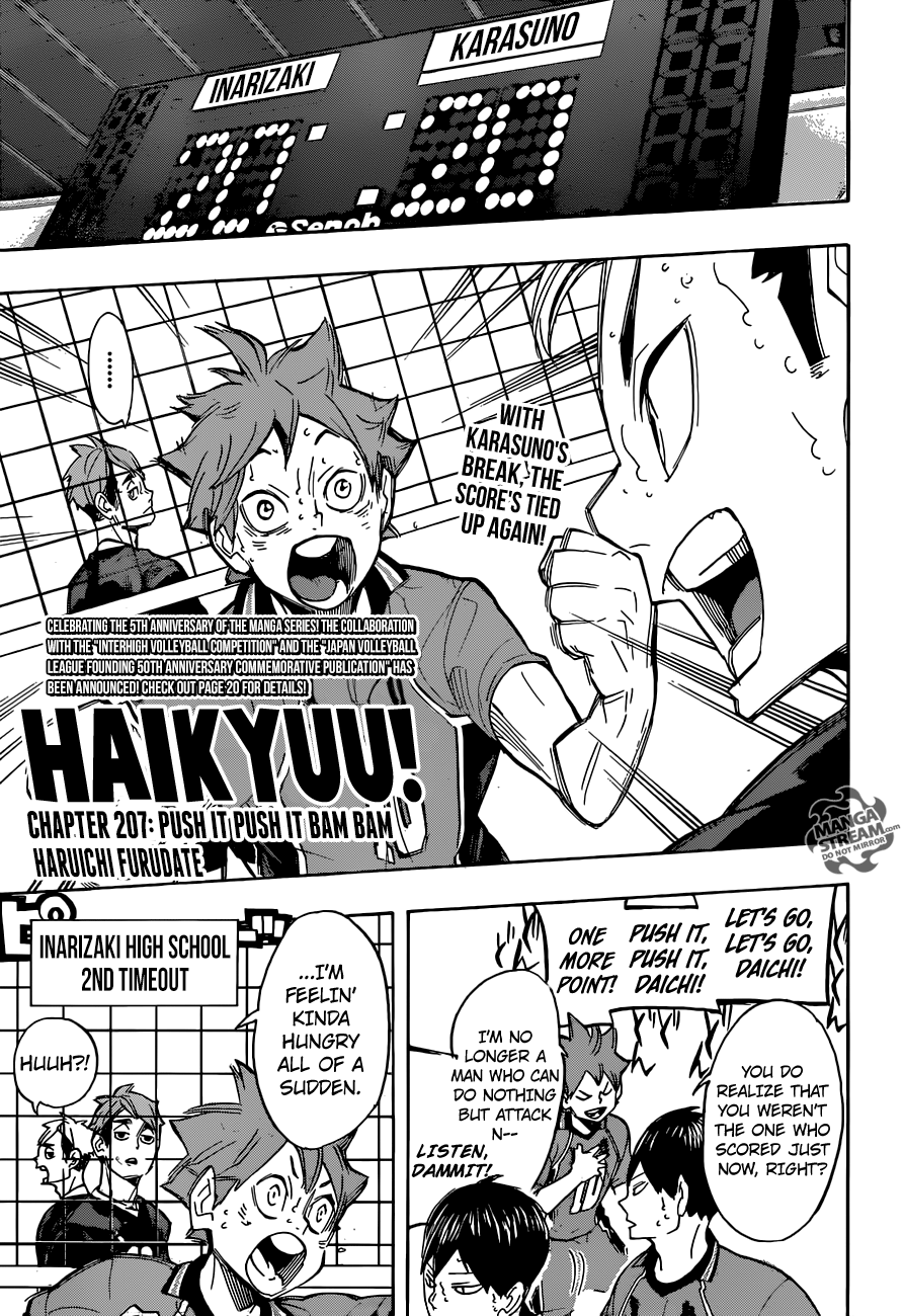 Haikyuu!! chapter 259 page 1