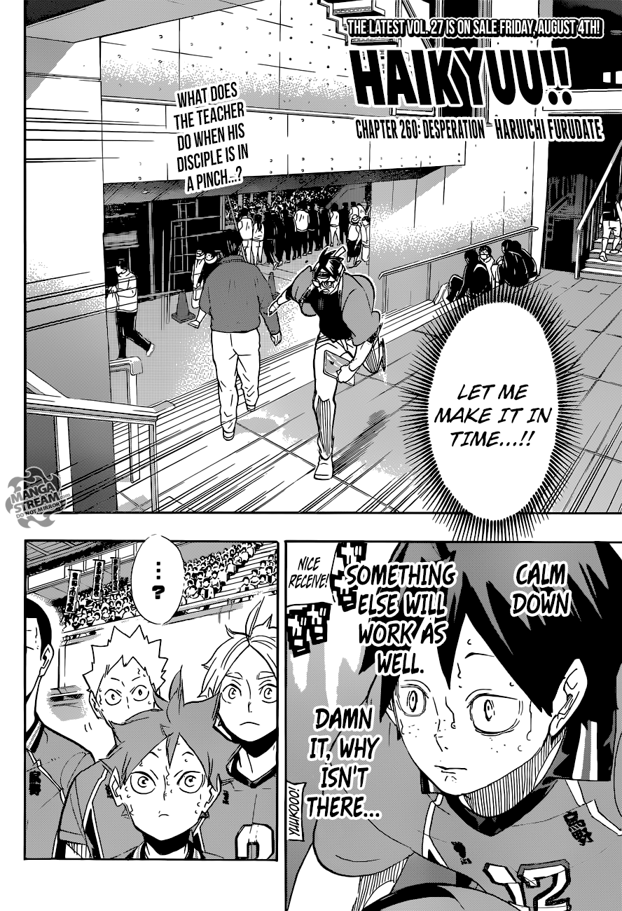 Haikyuu!! chapter 260 page 3