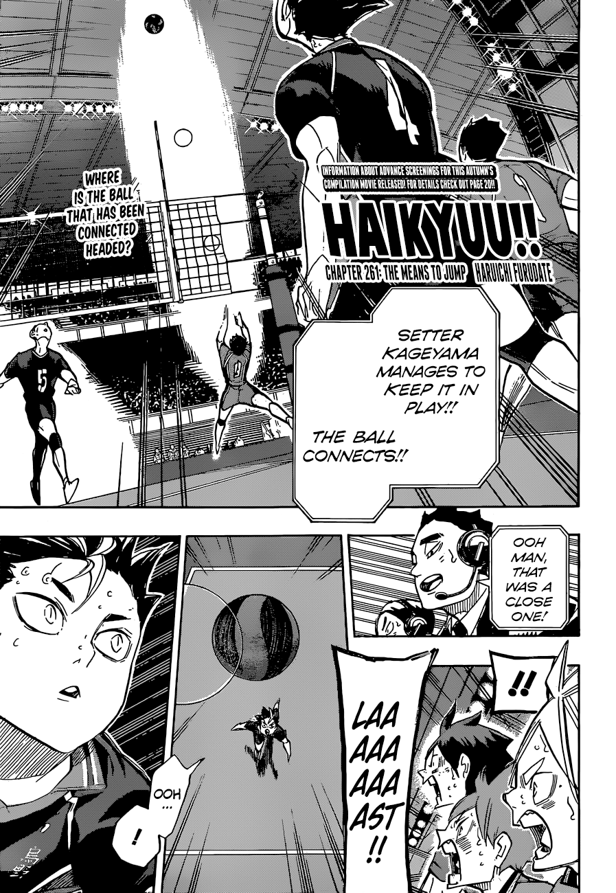 Haikyuu!! chapter 261 page 1