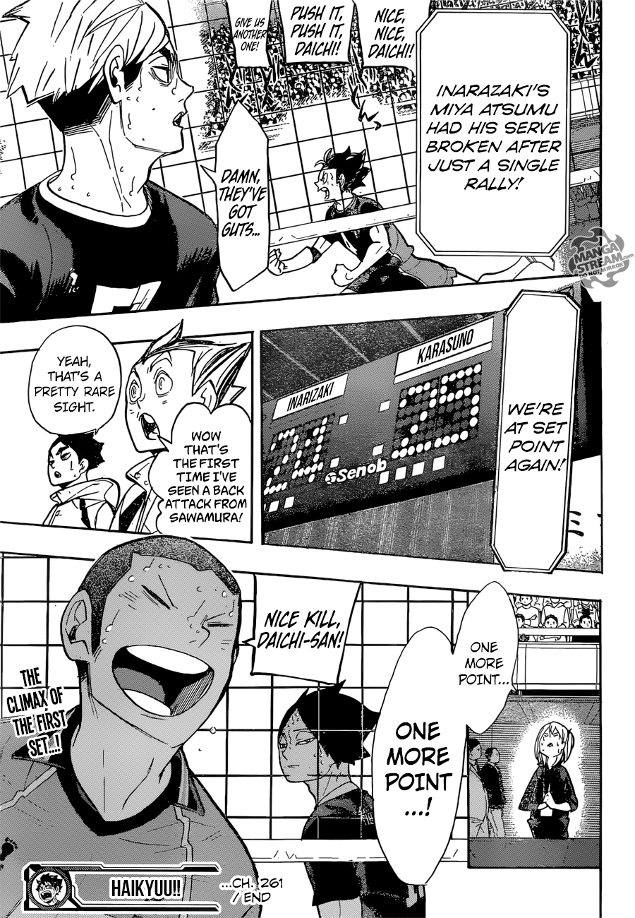 Haikyuu!! chapter 261 page 19