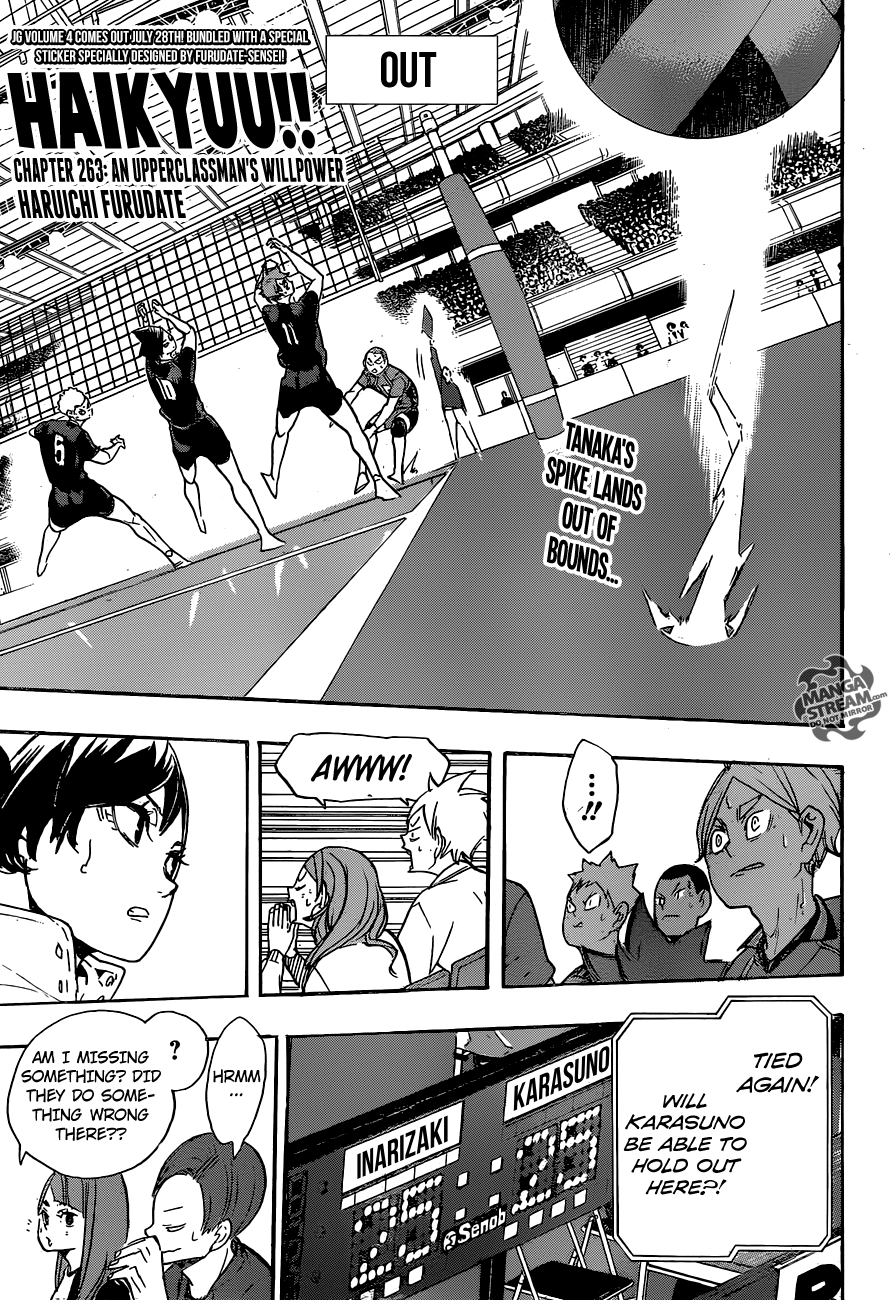 Haikyuu!! chapter 263 page 1