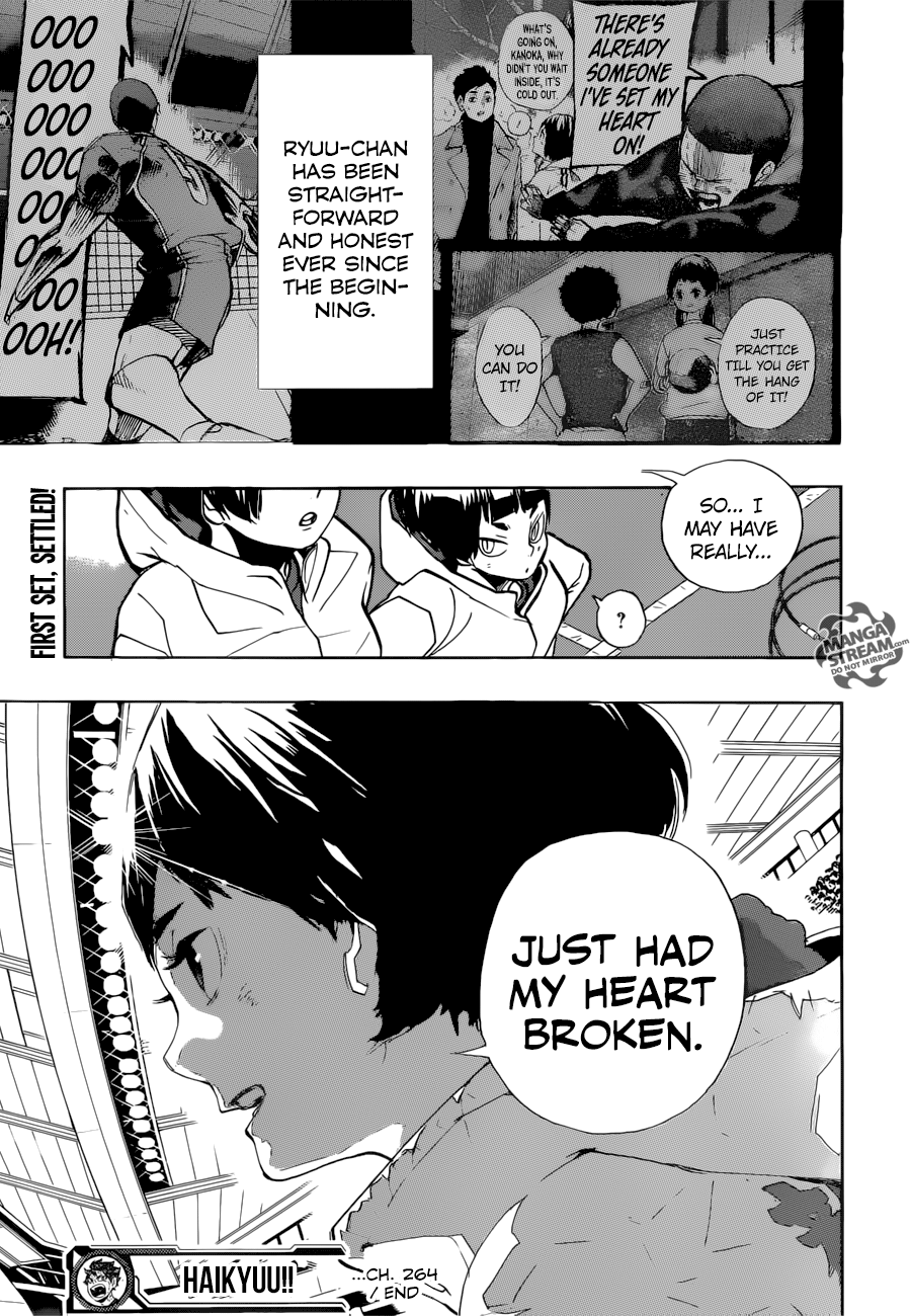 Haikyuu!! chapter 264 page 20