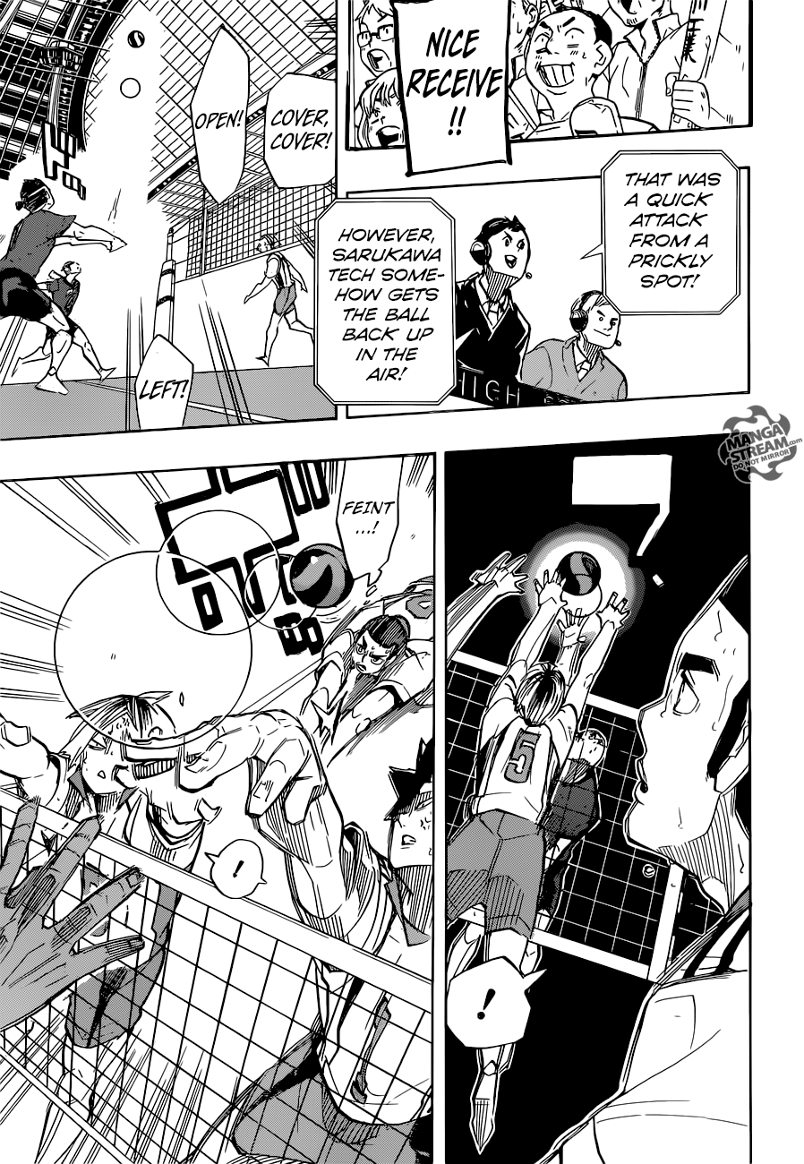 Haikyuu!! chapter 265 page 15