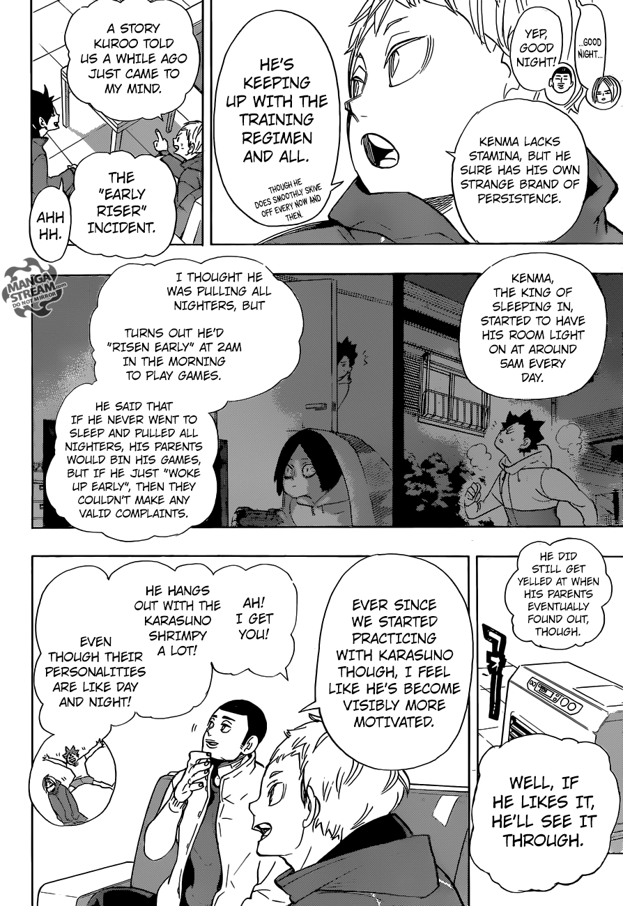 Haikyuu!! chapter 265 page 8