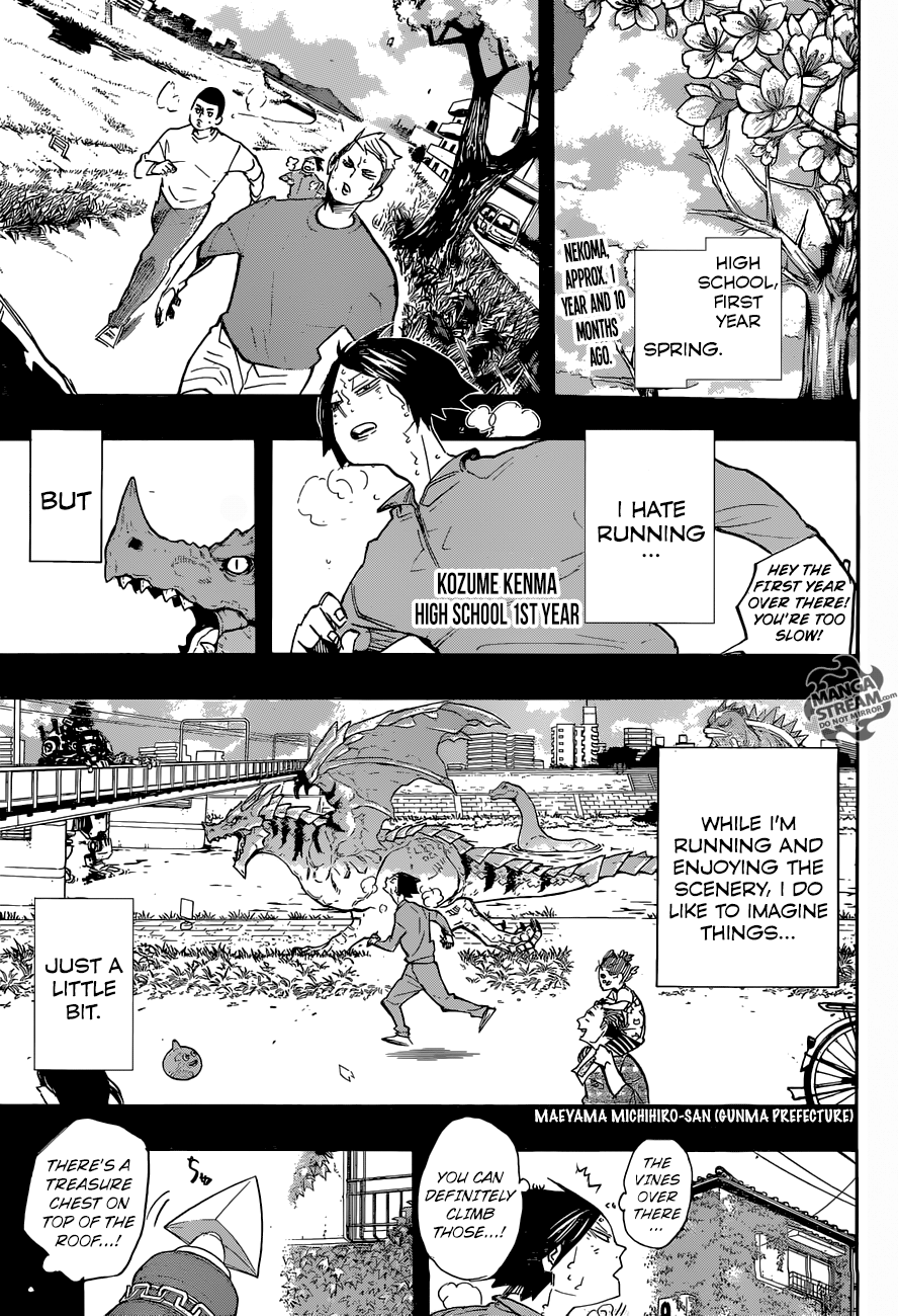 Haikyuu!! chapter 266 page 3