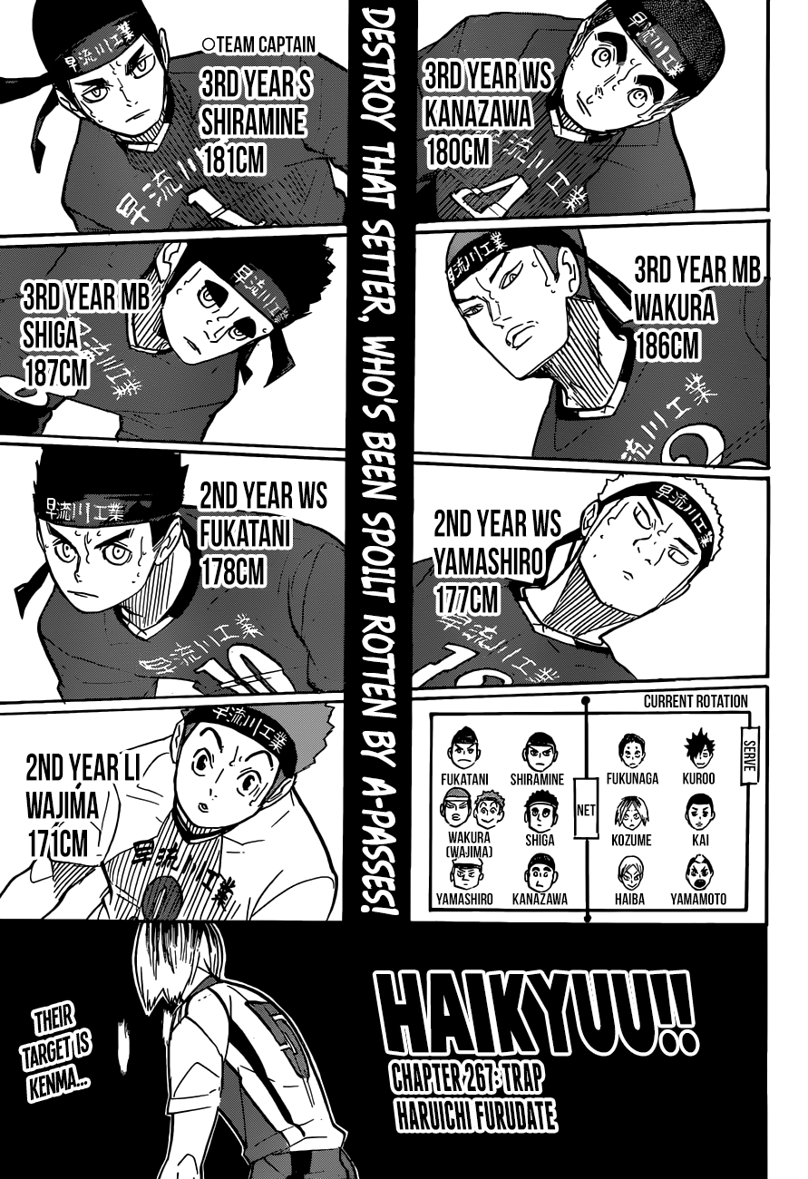 Haikyuu!! chapter 267 page 1
