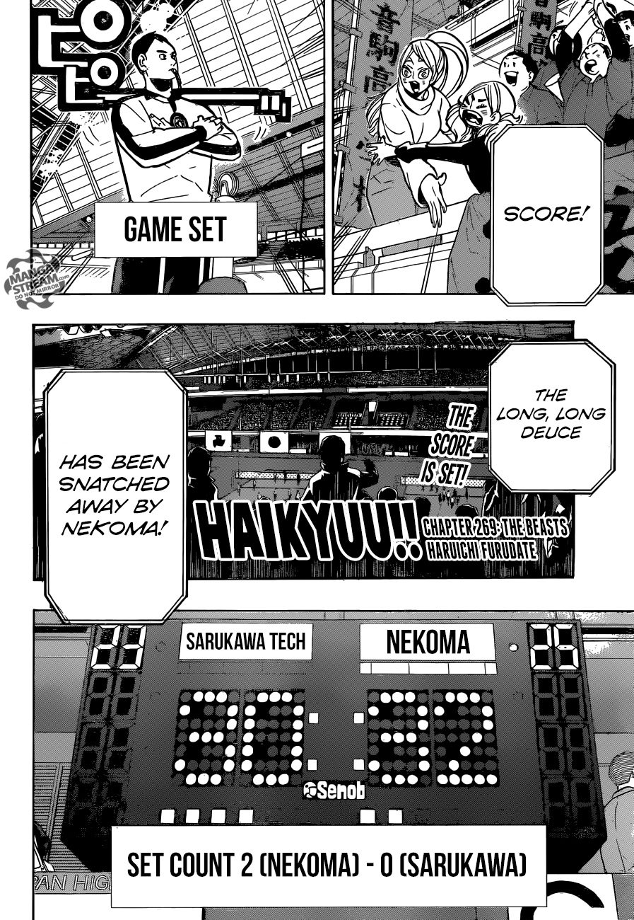 Haikyuu!! chapter 269 page 3