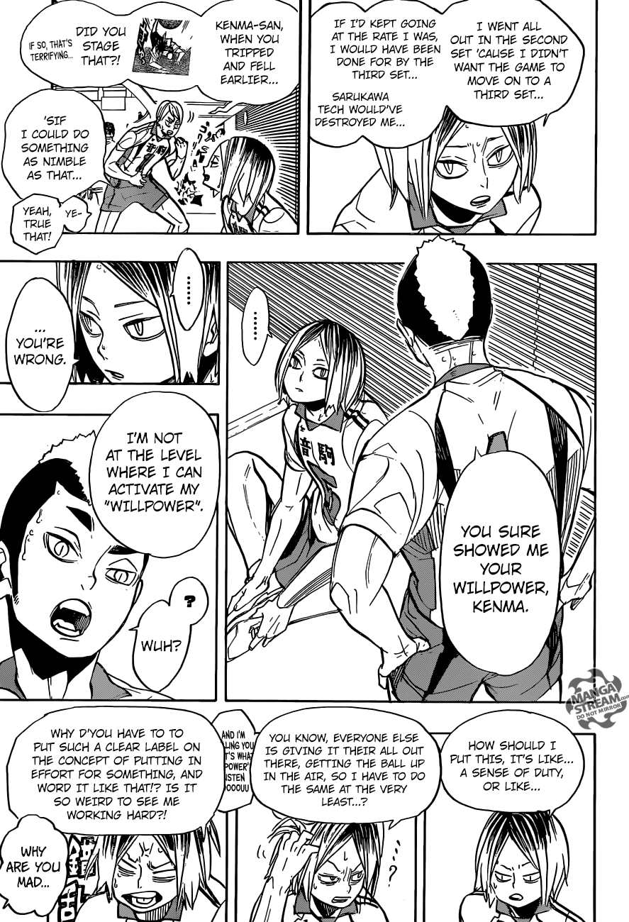 Haikyuu!! chapter 269 page 8
