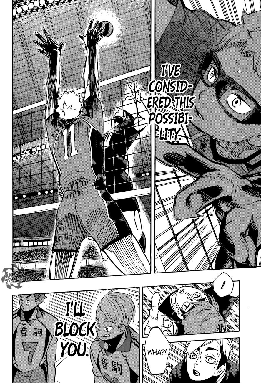 Haikyuu!! chapter 270 page 18