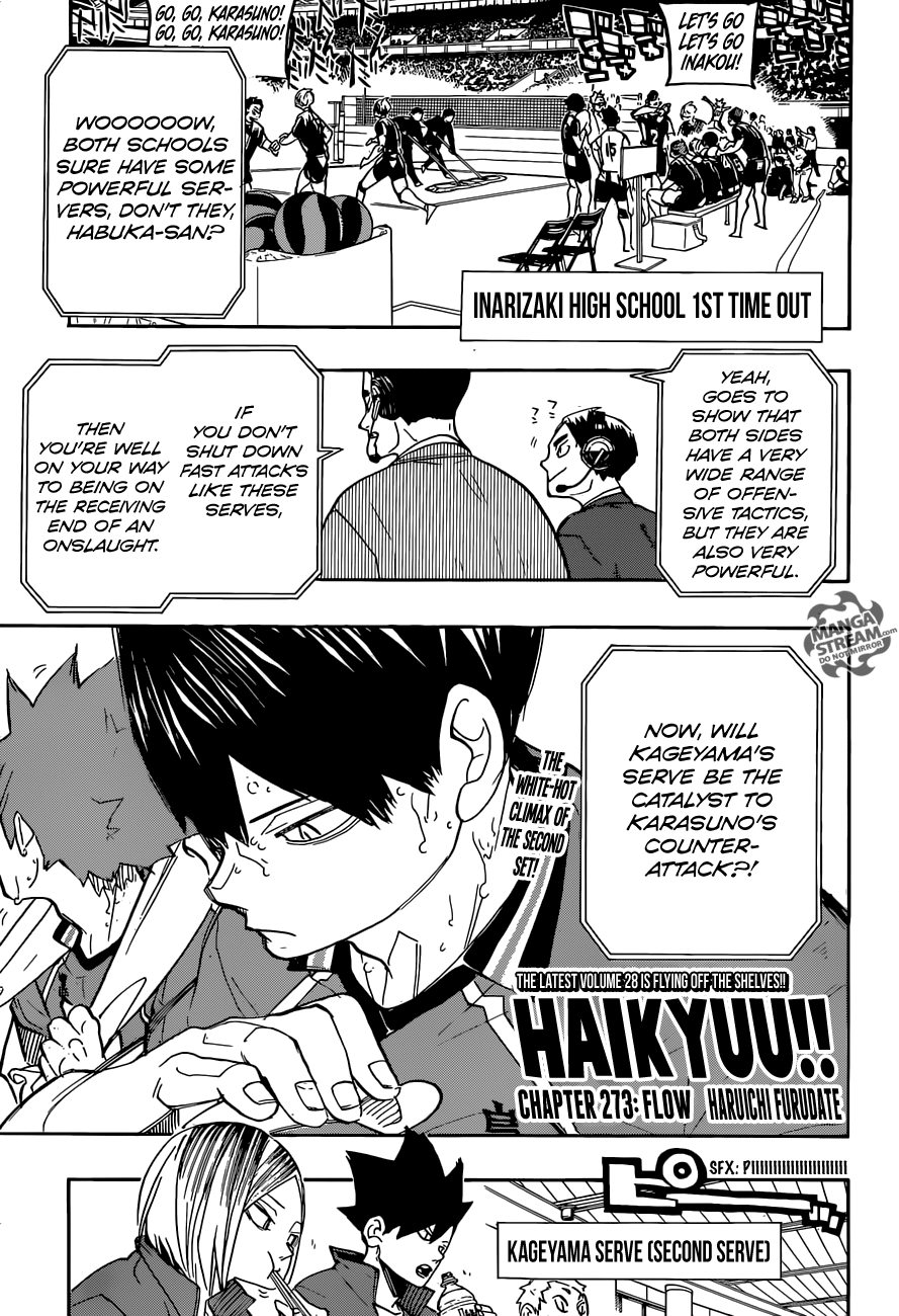 Haikyuu!! chapter 273 page 1