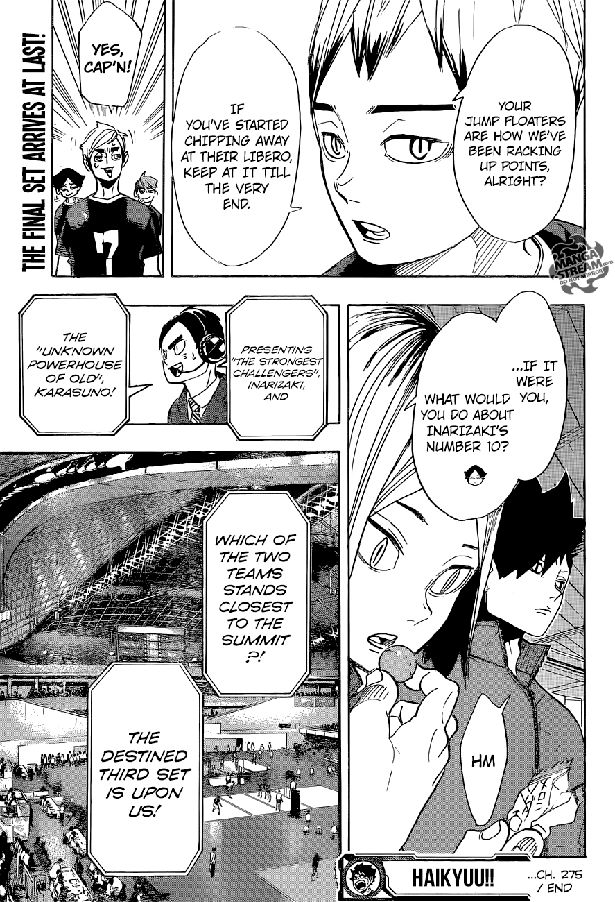 Haikyuu!! chapter 275 page 20