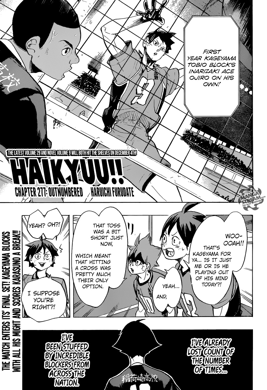 Haikyuu!! chapter 277 page 1