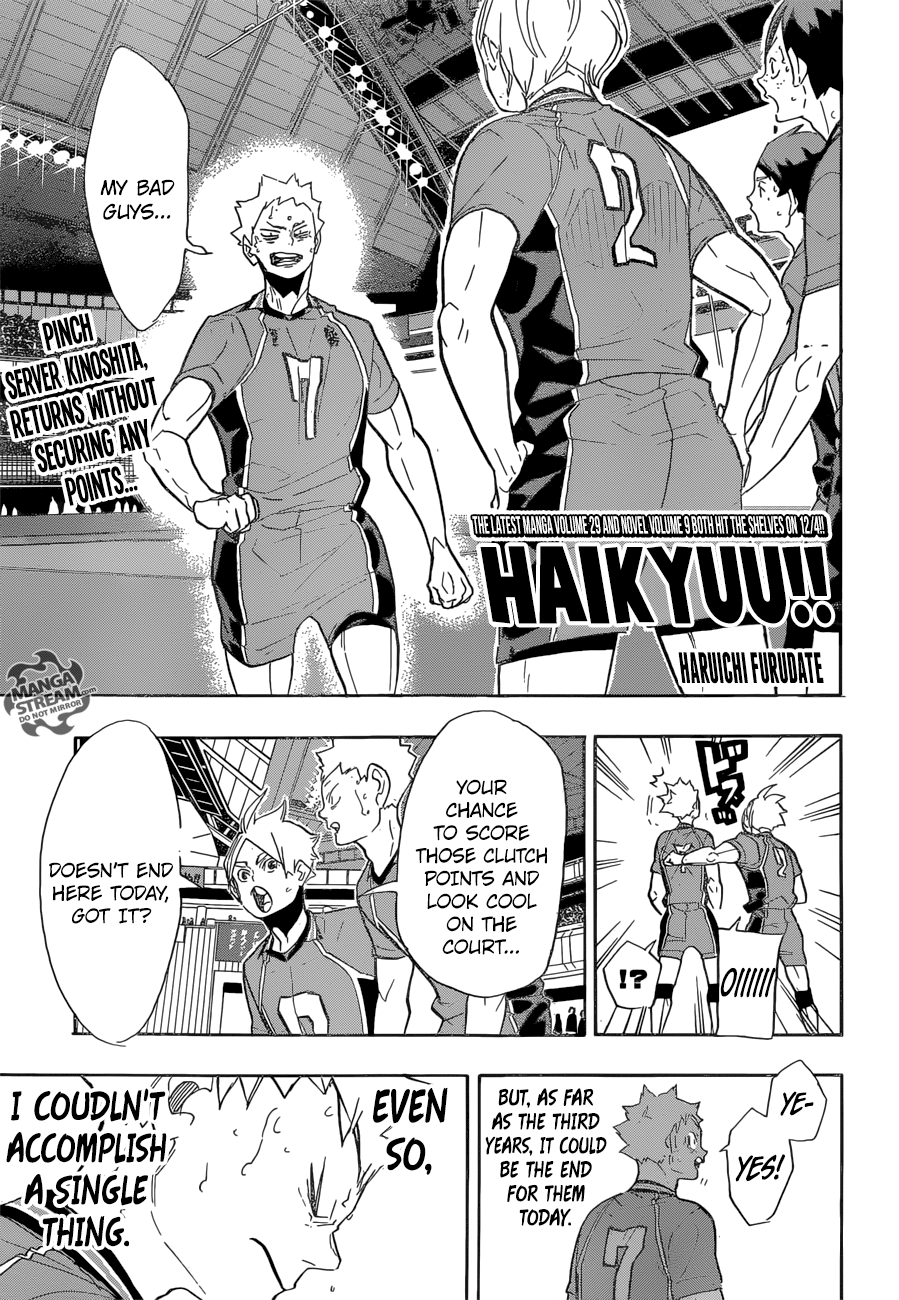 Haikyuu!! chapter 278 page 1