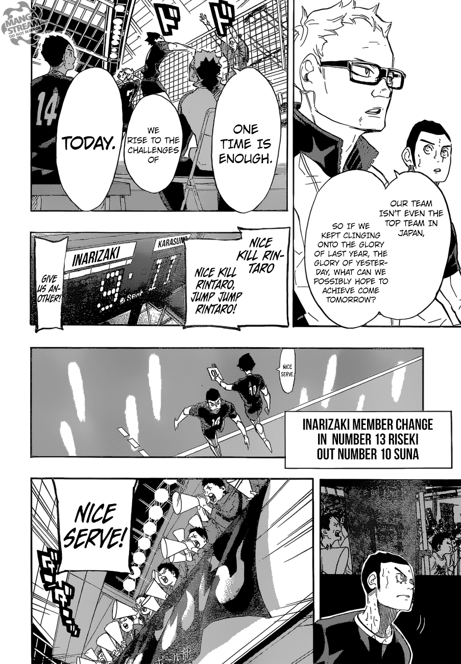 Haikyuu!! chapter 280 page 2